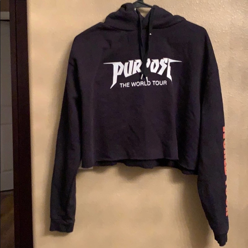 H&M Justin Bieber Purpose Cropped Hoodie (L)